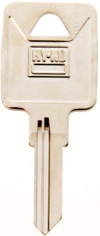 Hy-Ko 11010TM1 Key Blank, Brass, Nickel, For: Trimark Cabinet, House Locks and Padlocks