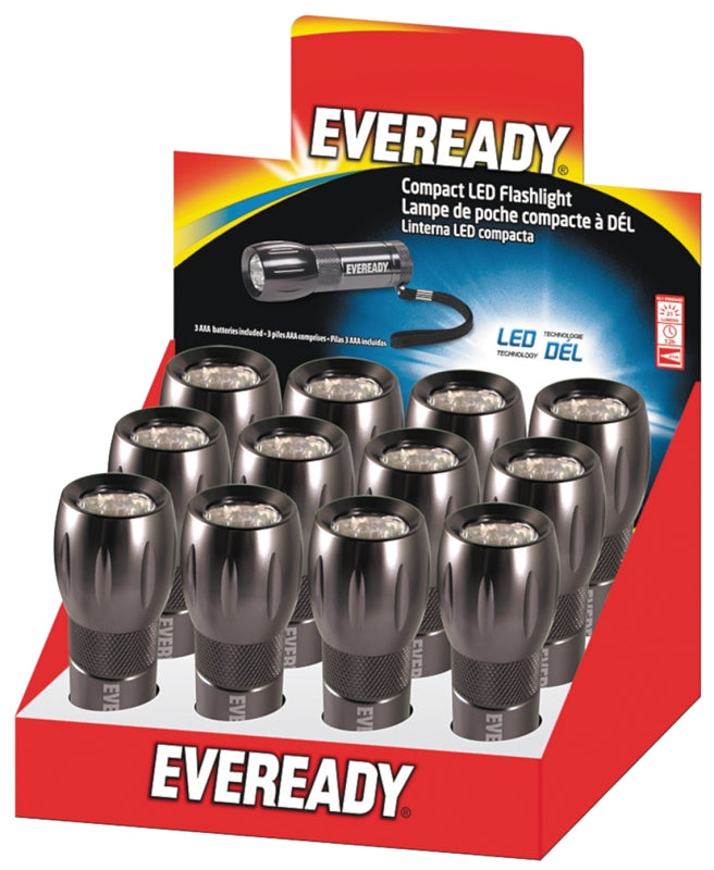 Energizer EVML33ASD Flashlight LED, AAA Battery, LED Lamp, 21 Lumens Lumens, 21 m Beam Distance, 12 hr Run Time