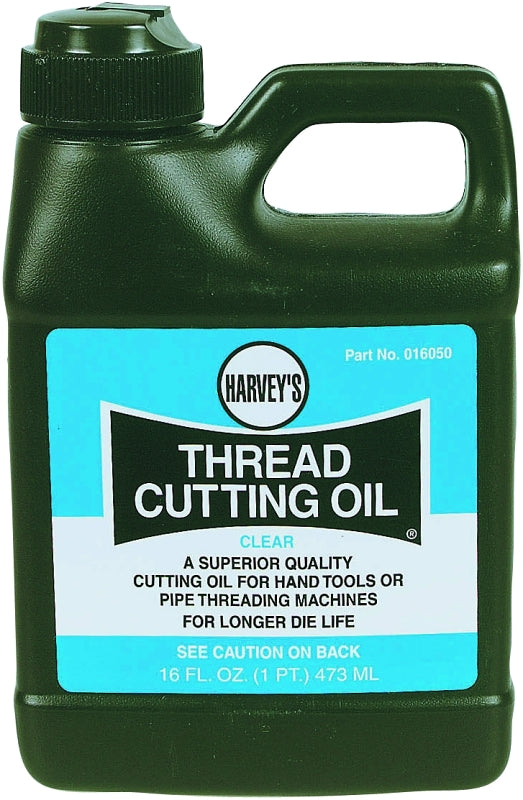 Harvey 16050 Thread Cutting Oil, Clear, 1 pt Bottle