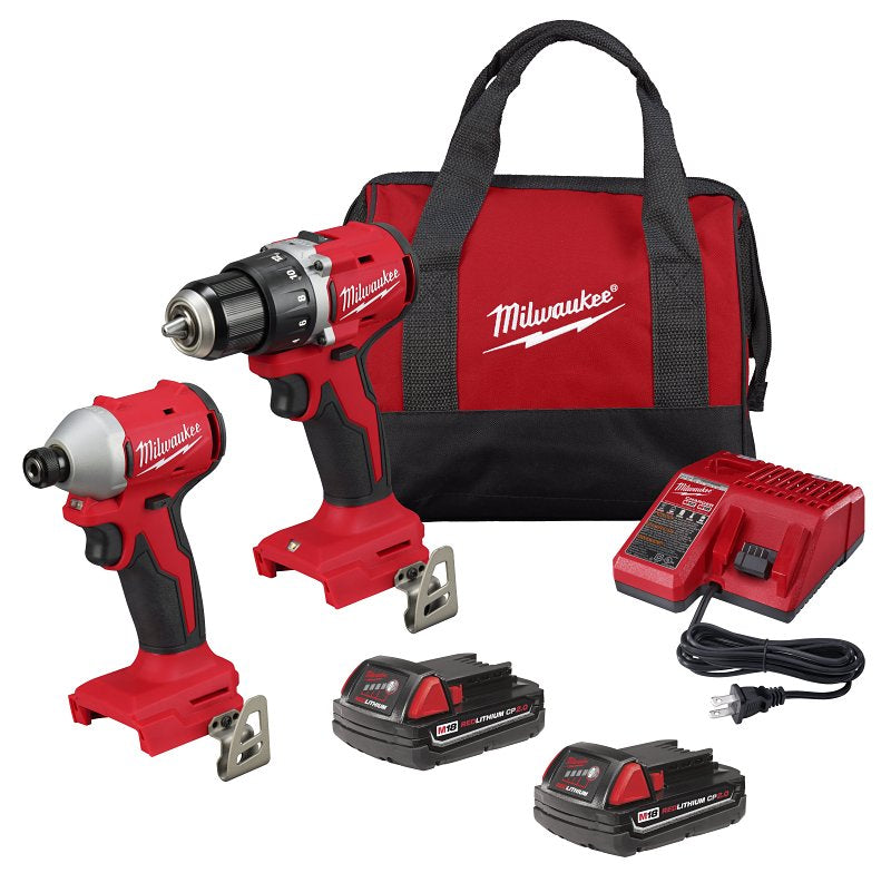 Milwaukee 3692-22CT 2-Tool Combo Kit, Battery Included, 18 V, Lithium-Ion