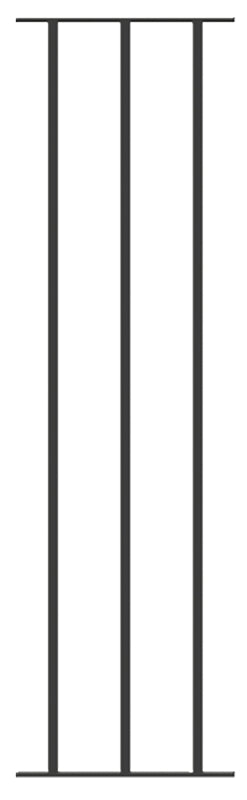 NDRP 9-3/8IN X 36.5IN DECK RAI