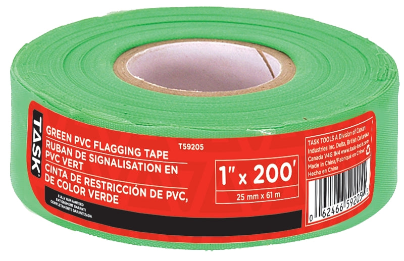 T59205 1IN X 200' NEON GREEN P