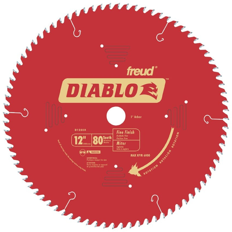 CIRC SAW BLADE 12IN 80T FINISH