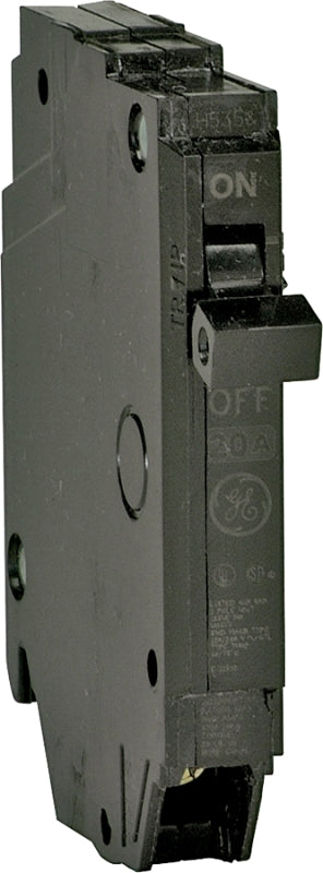 GE THQP120 Feeder Circuit Breaker, Type THQP, 20 A, 1-Pole, 120/240 V, Non-Interchangeable Trip, Plug