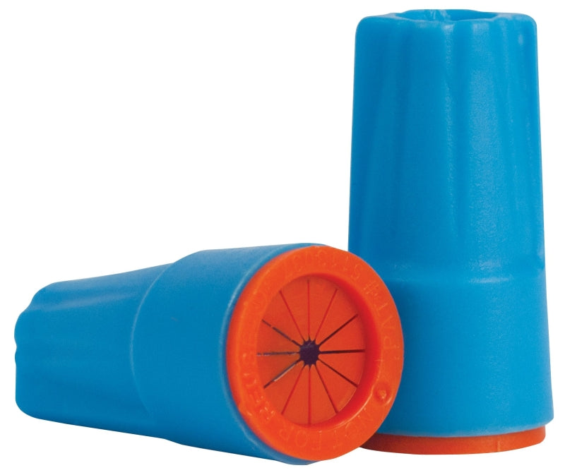 Gardner Bender 62110 Wire Connector, Aqua Blue/Orange