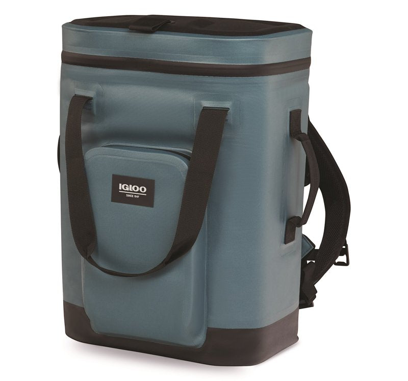 Igloo Trailmate Series 62308 Heavy-Duty Cool Bag, 30 cm L, 36 cm W, 23 qt, EVA/HDPE/Polyester, Spruce, Zipper