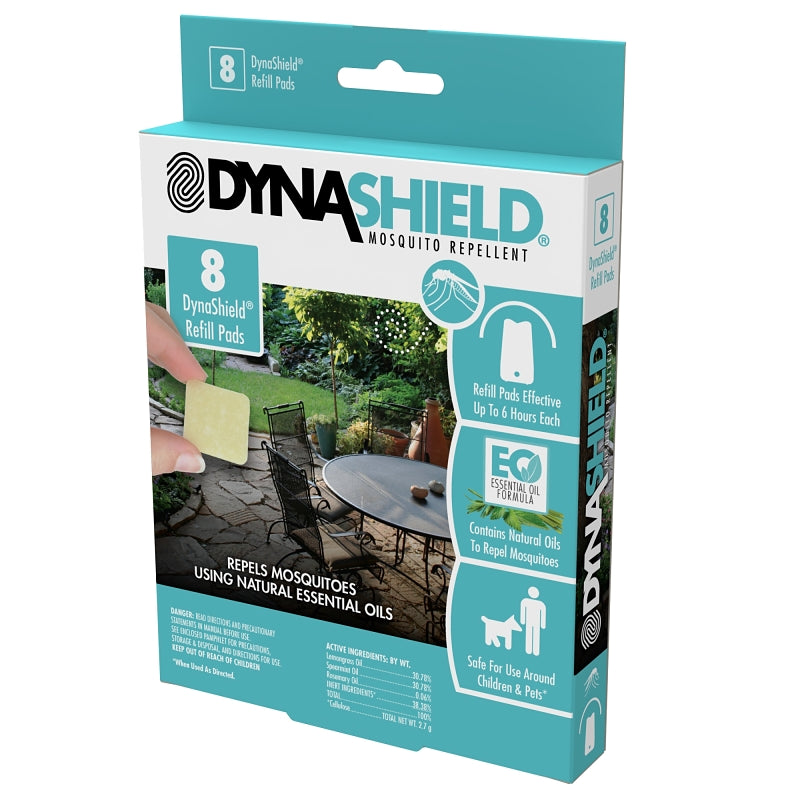 Dynatrap DynaShield DS1000R8SR Repellent Refill Pad, 6 hr Refill