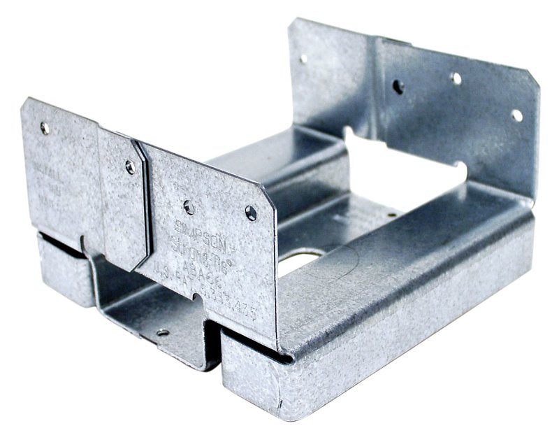 Simpson Strong-Tie ABA ABA66Z Post Base, 6 x 6 in Post, 14 ga Gauge, Steel, ZMAX