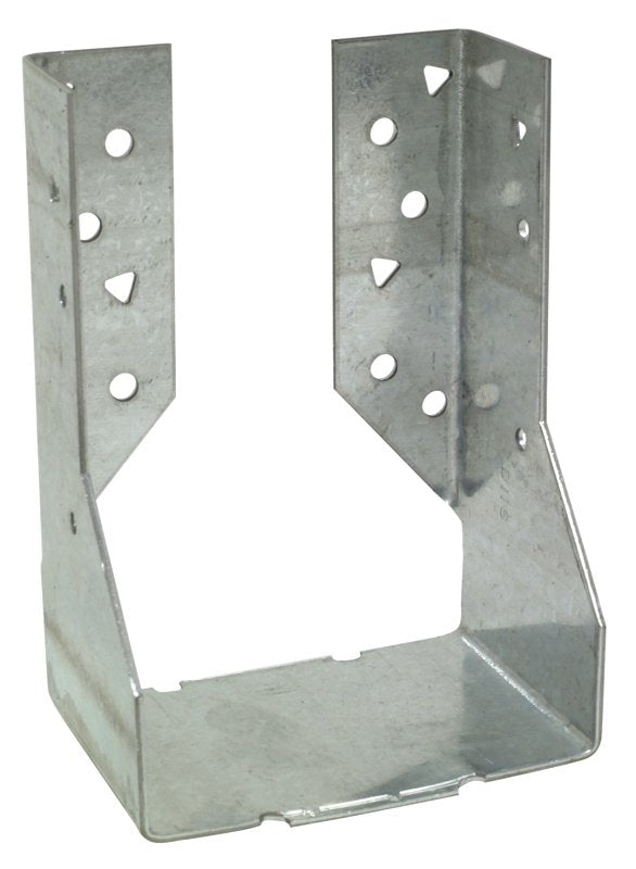 Simpson Strong-Tie HUC HUC46 Hanger, 5-3/16 in H, 2-1/2 in D, 3-9/16 in W, 4 x 6 in, Steel, Galvanized