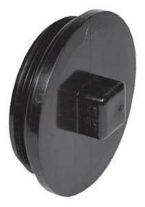 IPEX 27504 Cleanout Plug, 4 in, MPT, SCH 40 Schedule