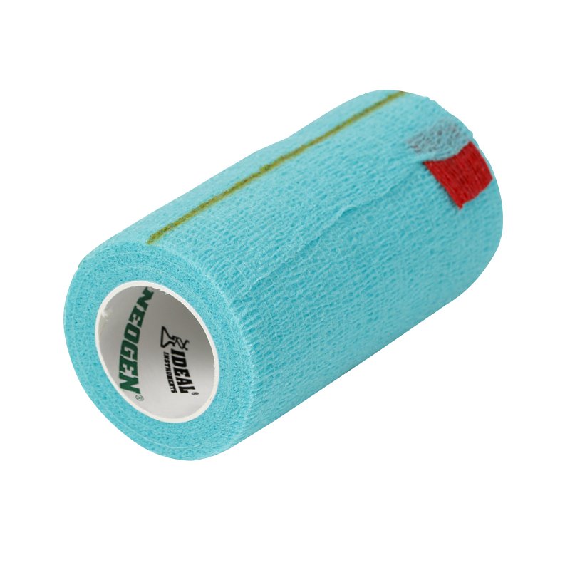 SyrFlex TA3400TB-E Cohesive Bandage, 4 in, Teal