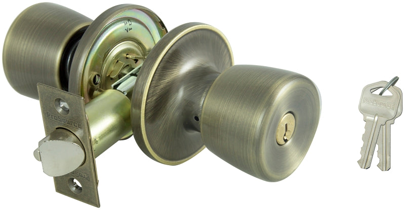 ProSource Entry Knob, Brass, KW1, KA3 Keyway, 3 Grade