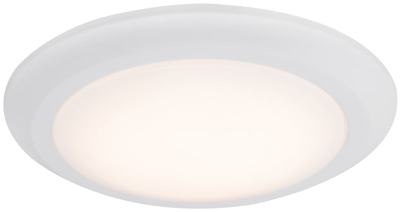 Boston Harbor CL006AC1215-16 Flush Mount Ceiling Fixture, 120 V, 17 W, 1-Lamp, LED Lamp, 1200 Lumens, White Fixture