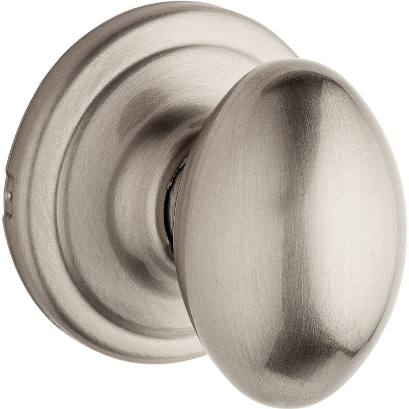 Kwikset Signature Series 720L 15 6AL RCS KI V1 Passage Door Lock, Knob Handle, Zinc, Satin Nickel, 2-1/4 in Strike