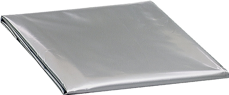 M-D 03392 Air Conditioner Cover with Elastic Strap, 16 in L, 27 in W, Polyethylene, Silver