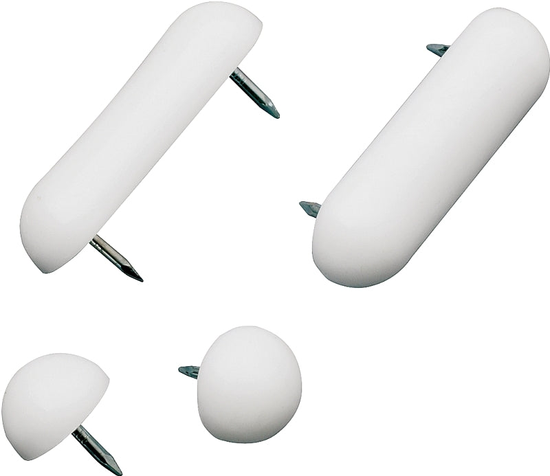 Plumb Pak PP835-25 Seat Bumper Set, Plastic, White