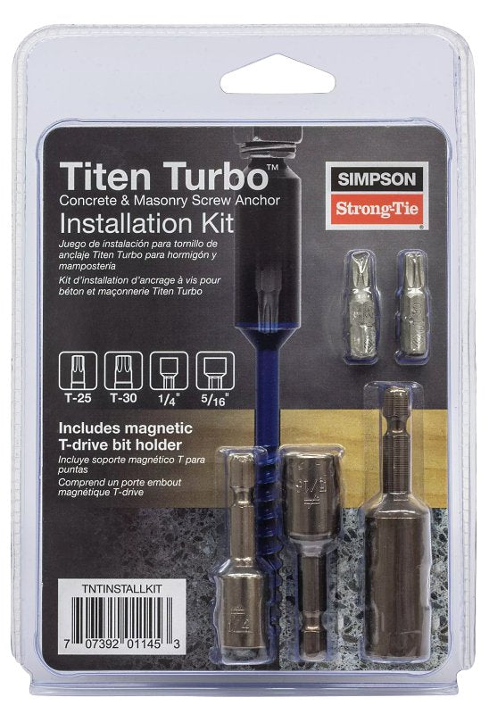 Simpson Strong-Tie Titen Turbo TNTINSTALLKIT Installation Tool Kit