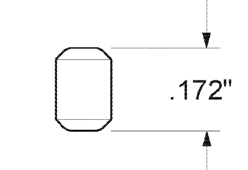 Kwikset 83100-001 Bottom Pin, Zinc, Gold, Specifications: #1 Size