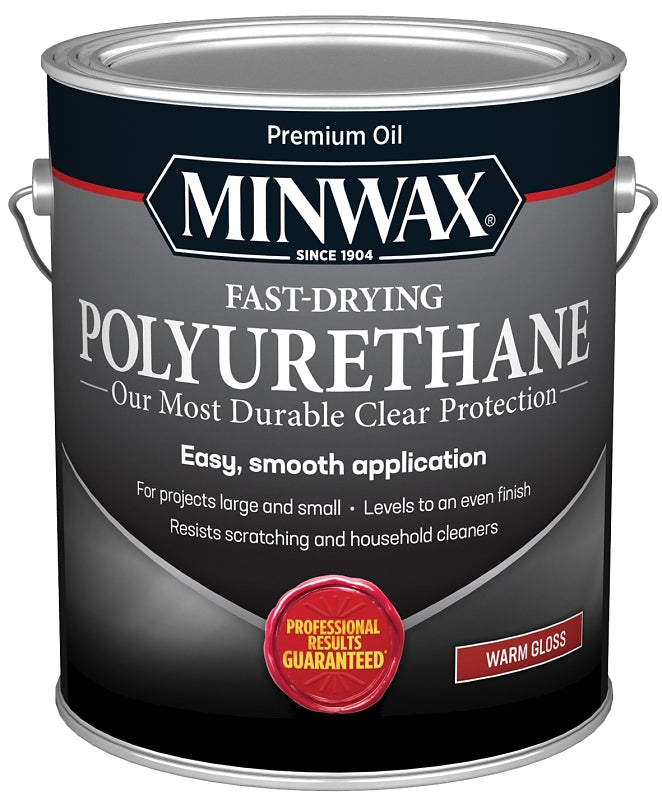 Minwax 71030000 Polyurethane, Liquid, Clear, 1 gal, Can