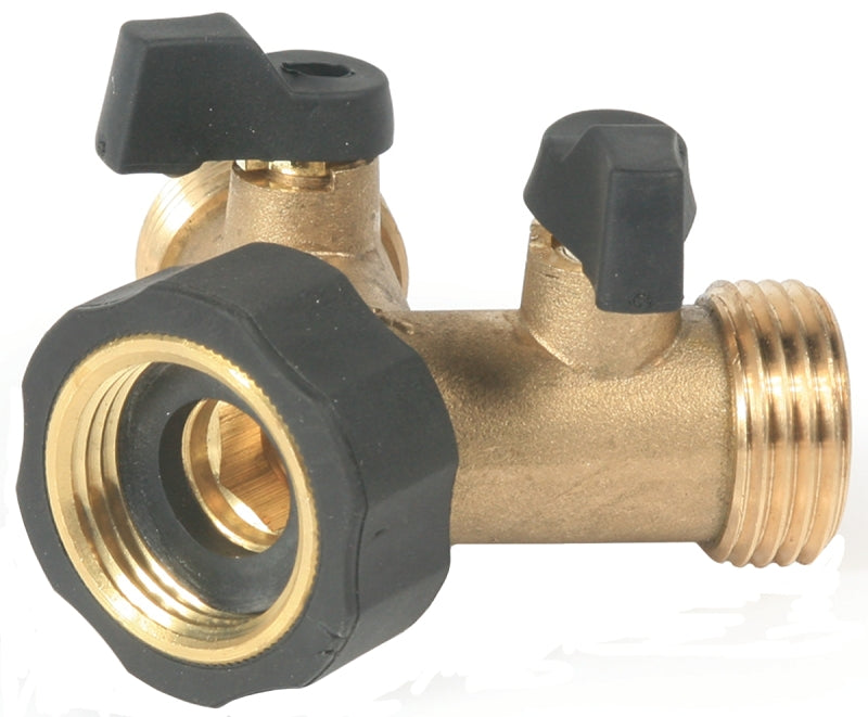 Camco 20123 Shut-Off Valve, Male x Female Thread, 60 psi Pressure, Brass