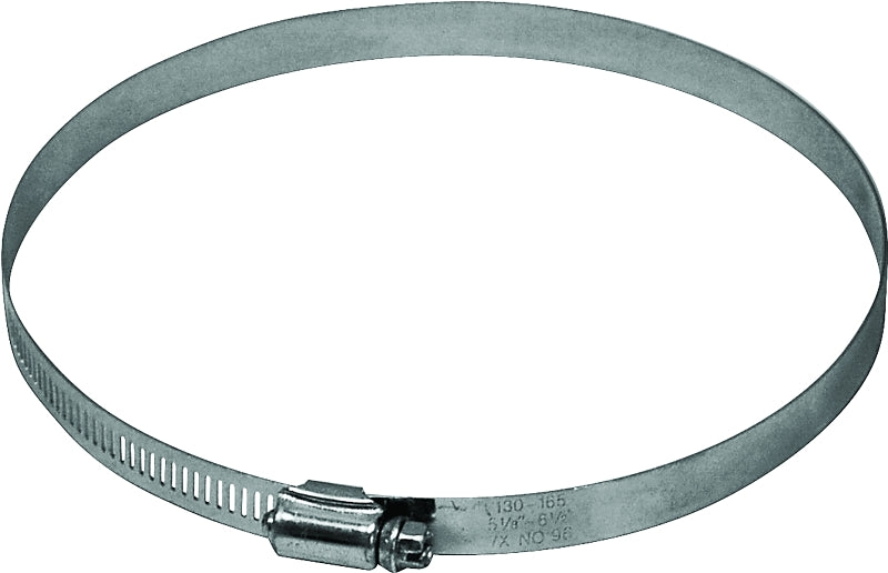 Lambro 2841 Worm Gear Clamp, 4 in Duct, Clamping Range: 3-9/16 to 4-1/2 in, Steel, Zinc