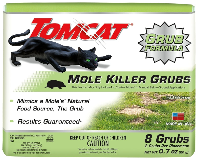 Tomcat 0372410 Mole Killer, Solid, 4 Box