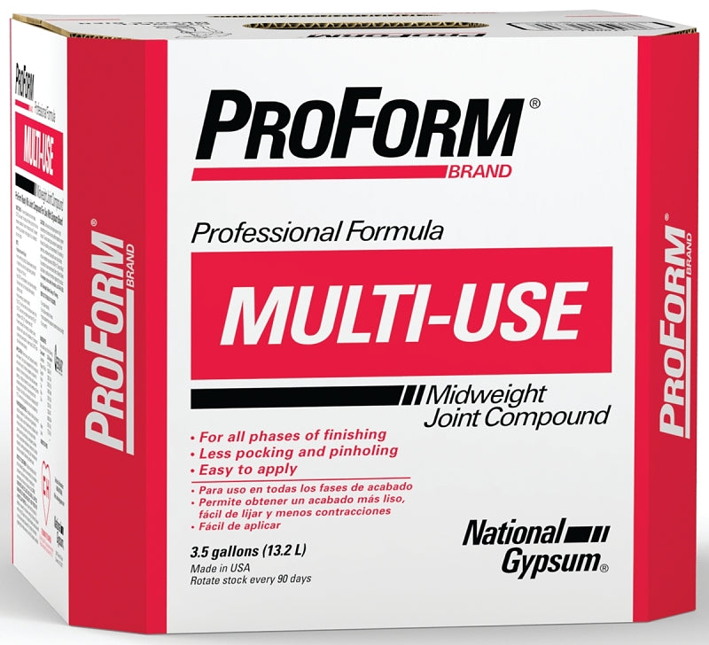 Proform JT0087 Joint Compound, Paste, Gray, 3.5 gal