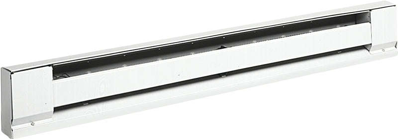 TPI 2900S Series H2925-120S Baseboard Heater, 10.4/9 A, 208/240 V, 8532/6375 Btu/hr BTU, Ivory