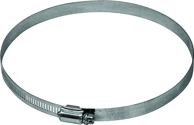 Lambro 283 Worm Gear Clamp, 3 in Duct, Clamping Range: 2-9/16 to 3-1/2 in, Steel, Zinc