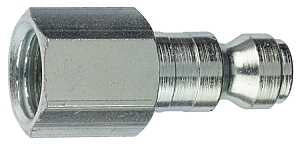 Tru-Flate 12-135 Plug, 1/4 in, FNPT, Steel