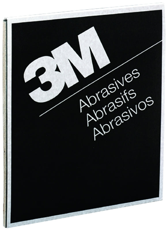 3M Tri-M-ite 02005 Abrasive Sheet, 11 in L, 9 in W, 280 Grit, Coarse, Silicone Carbide Abrasive