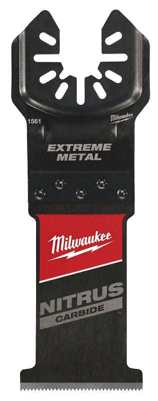 Milwaukee NITRUS CARBIDE 49-25-1561 Oscillating Multi-Tool Blade, 1-3/8 in D Cutting, Carbide, 1/PK