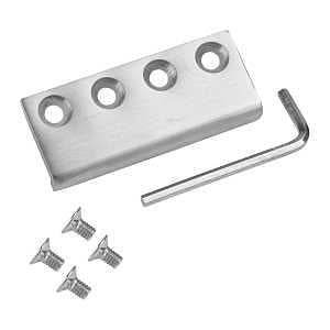 Renin Spectrum Series BD125-SS Track Joiner Kit, 250 lb, Satin Nickel