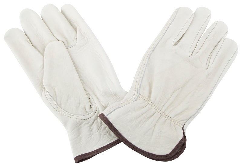 Diamondback GV-DK603/B/M Driving Gloves, Men's, M, Keystone Thumb, Elastic Cuff, Grain Leather