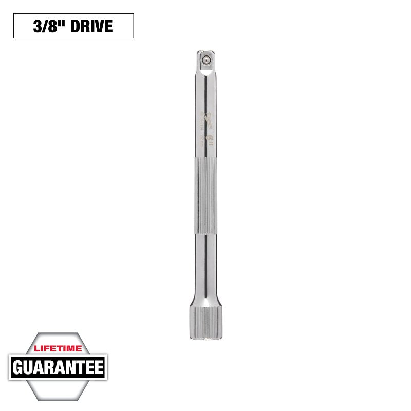 Milwaukee 43-24-9114 Extension Drive, 3/8 in Drive, 6 in L, Chrome Plated