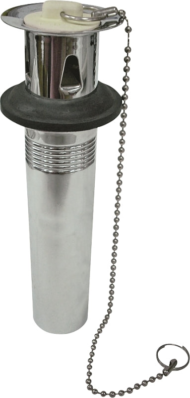 ProSource PMB-156 Lavatory Plug, Pull-Out, Chrome