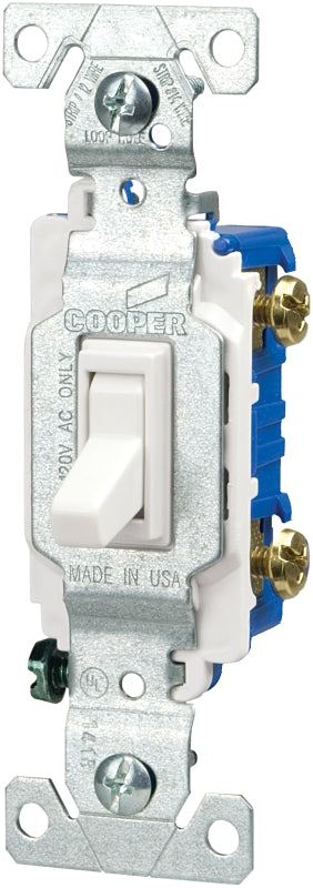 1301-7LTW-BOX SWTCH TGL WH 15A