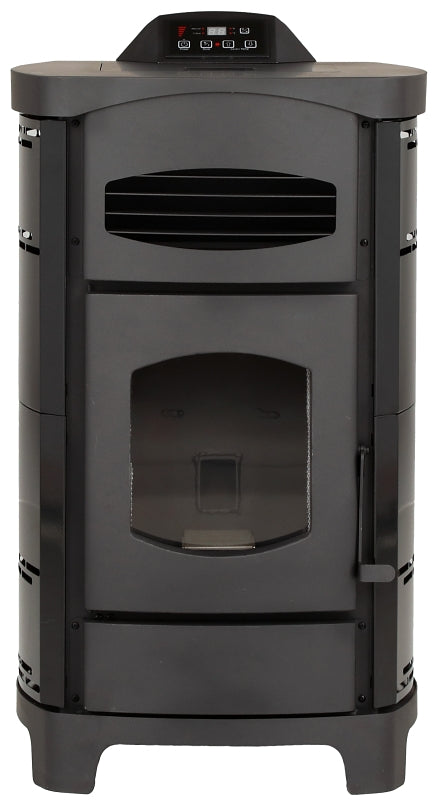 US STOVE AP5780B Pellet Stove, 2200 sq-ft Heating, Black