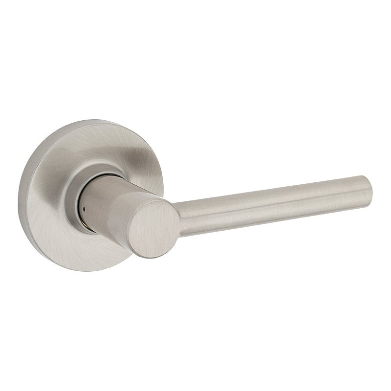 Weiser Safe Lock Reminy 9SL70000-073 Dummy Door Handle, Lever Handle, Contemporary Design, Satin Nickel