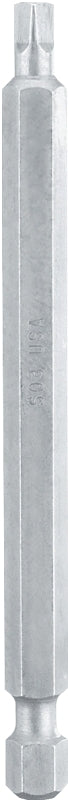 DeWALT DW2231 Power Bit, #1 Drive, Square Recess Drive, 1/4 in Shank, Hex Shank, 3-1/2 in L, Steel