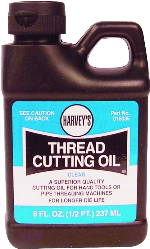 Harvey 16035 Thread Cutting Oil, 1/2 pt Bottle, Clear