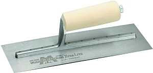 Marshalltown 12 Drywall Trowel, 4-1/2 in W Blade, 11 in L Blade, HCS Blade, Straight Handle, Hardwood Handle