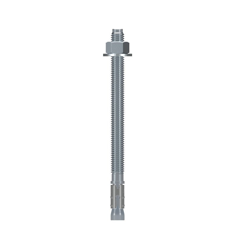 Simpson Strong-Tie Strong-Bolt 2 STB2-50700P1 Wedge Anchor, 1/2 in Dia, 7 in OAL, Carbon Steel, Zinc