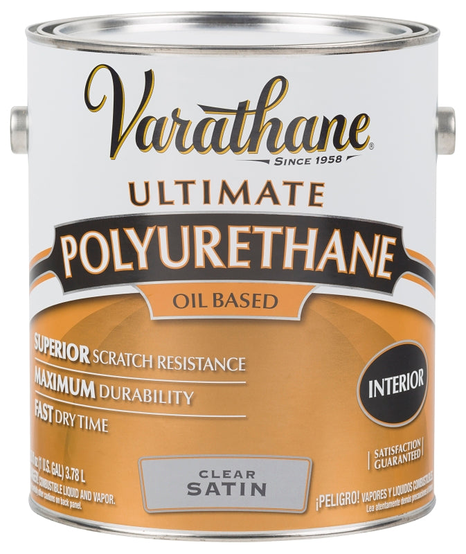 Varathane 9131 Polyurethane, Liquid, Clear, 1 gal, Can