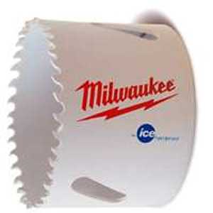 Milwaukee 49-56-0158 Hole Saw, 2-5/8 in Dia, 1-5/8 in D Cutting, 5/8-18 Arbor, Bi-Metal Cutting Edge