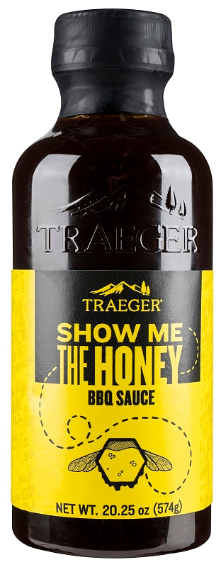 Traeger SAU050 Show Me The Honey BBQ Sauce, Savory, Sweet Flavor, 20.25 oz Bottle