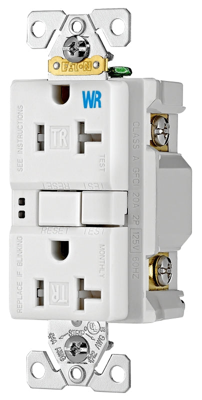 TWRGF20W RCPT DPLX GFCI20A WH