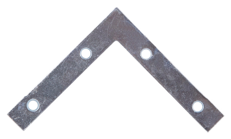 Prosource FC-Z03-01 Corner Brace, 3 in L, 3 in W, 1/2 in H, Steel, Zinc-Plated, 1.6 mm Thick Material