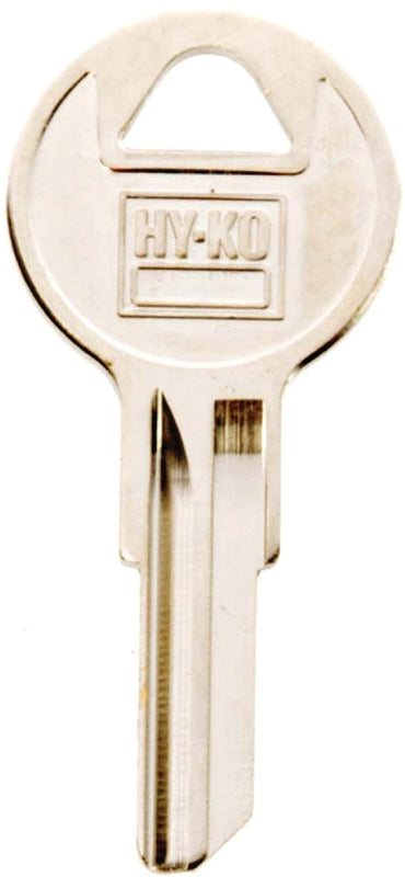 Hy-Ko 11010Y105 Key Blank, Brass, Nickel, For: Yale Cabinet, House Locks and Padlocks