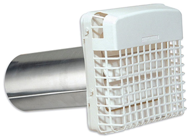 BPGH4WZW HOOD EXHAUST 4IN WHT